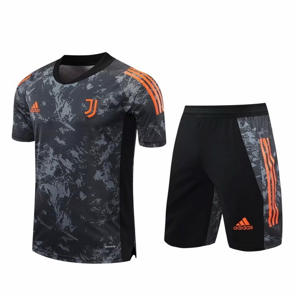 Entrainement Ensemble Complet Juventus 2020-21 Gris Orange